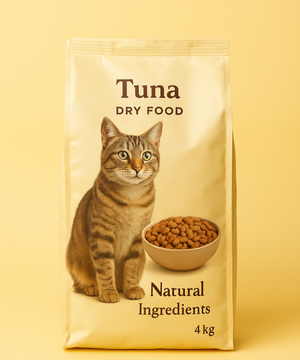 Fish and veggies dry cat food